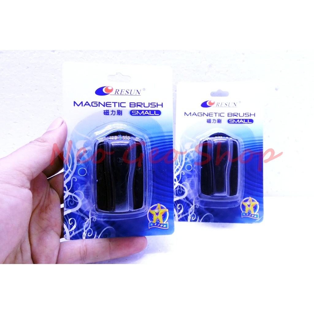 magnetic brush resun small kecil pembersih kaca aquarium aquascape