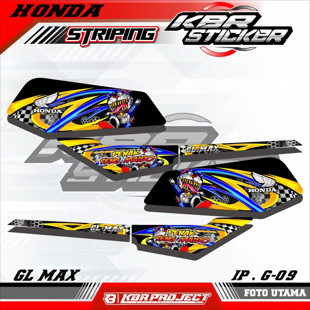 GL MAX (COD) STICKER STRIPING MOTOR GL MAX.09