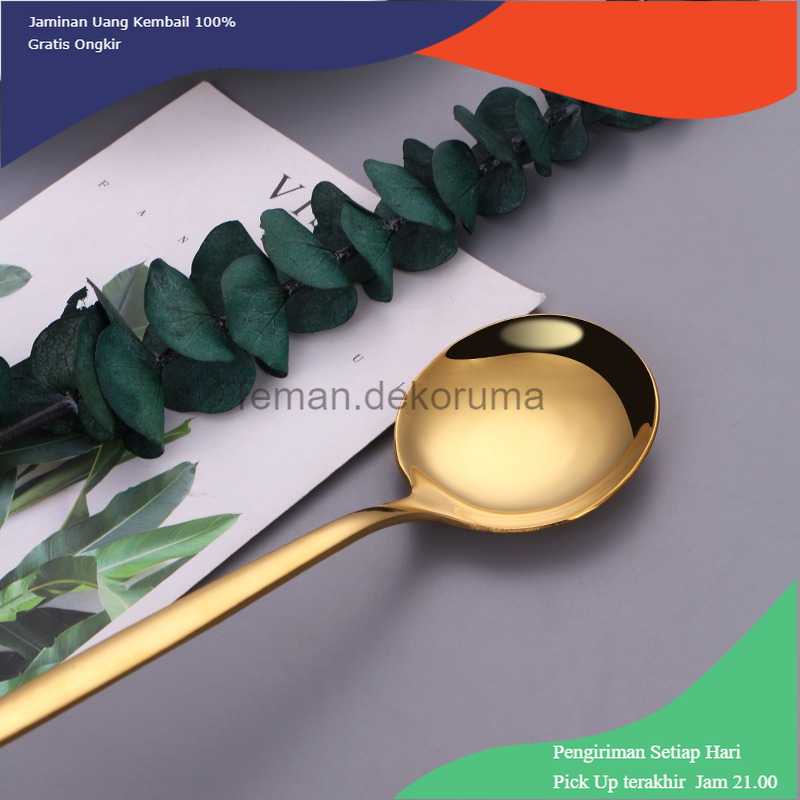 TD-DA1 Moitakiy Sendok Teh Tea Spoon Stainless Steel 6PCS - F80