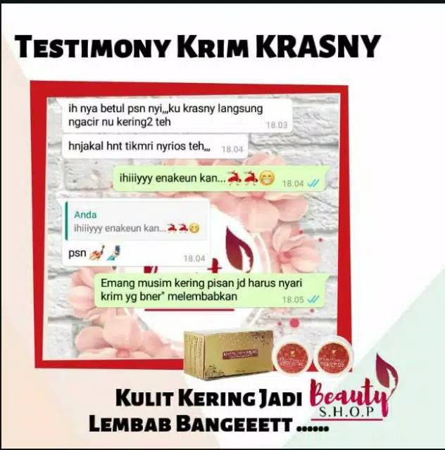 KRIM JERAWAT &amp; FLEK HITAM BPOM / KRASNY DAY &amp; NIGHT CREAM SR12 / KULIT KERING / MENCEGAH PENUAAN DINI / MELEMBABKAN