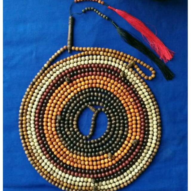 Tasbih seribu butir 10 jenis kayu bertuah 8 mm tasbih 1000 butir kayu bertuah