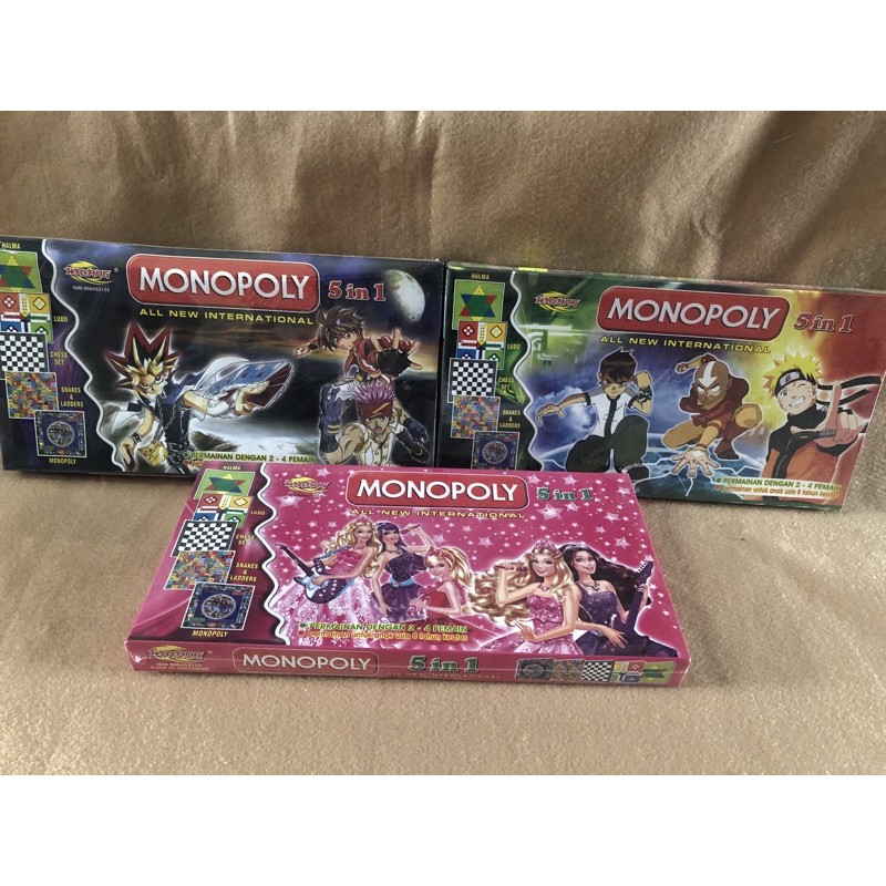 MAINAN MONOPOLI 5in1