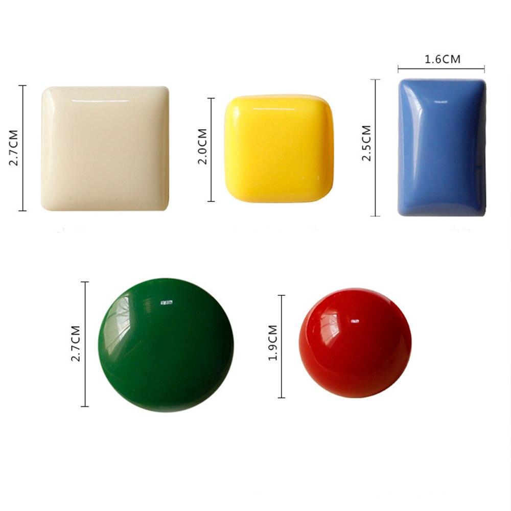 Anting Stud Bentuk Bulat Persegi Geometris Bahan Resin Warna Merah Hijau Biru Untuk Wanita