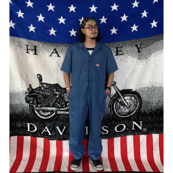 Dickies Coverall Short sleeve Blue Navy