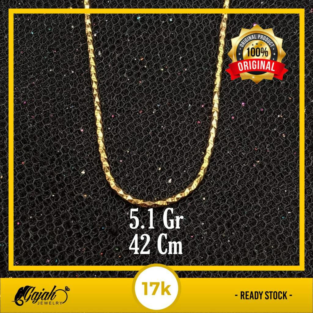 Kalung Emas 17K - 5.1 Gr Kadar 750 - 5009