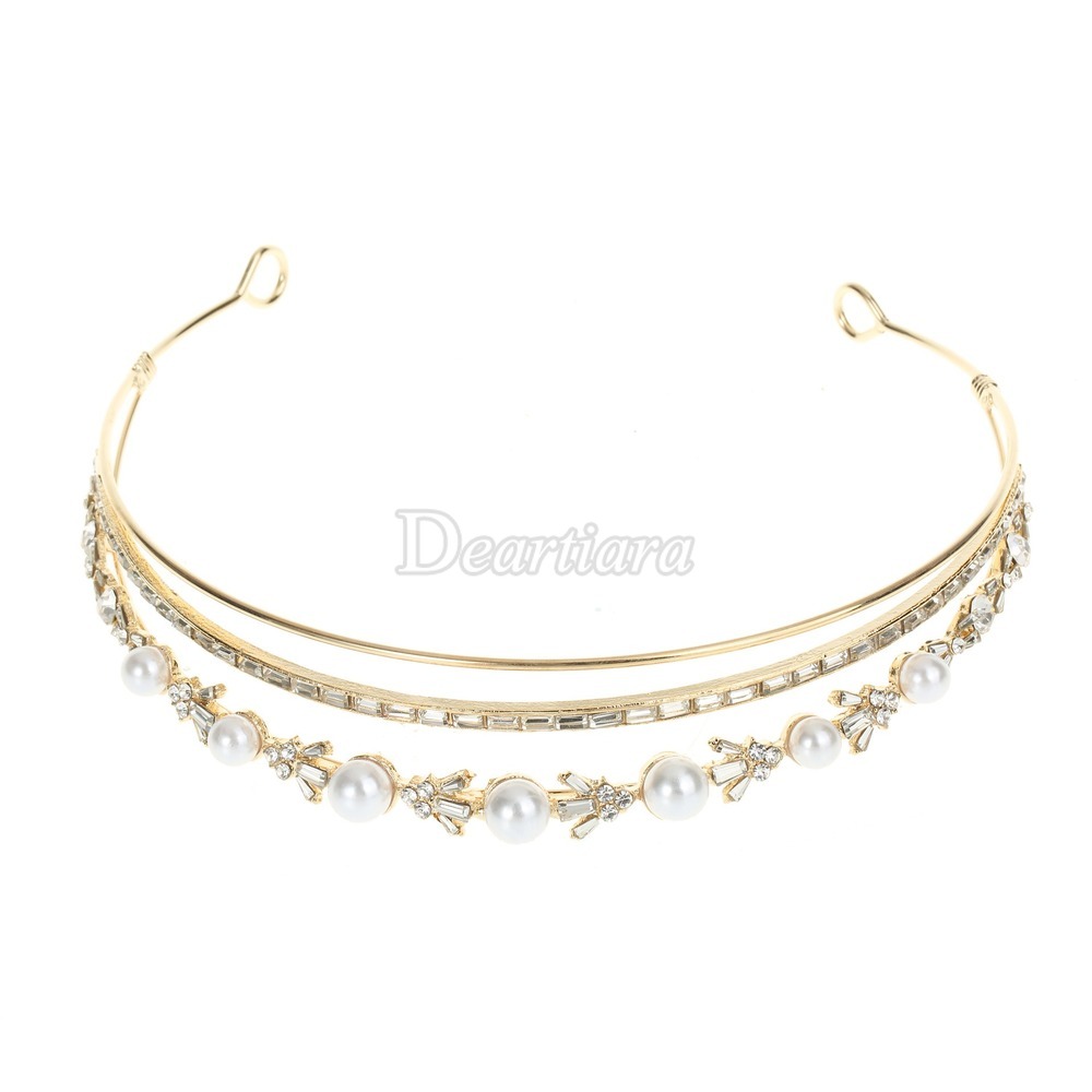 New Fashion Bridal Wedding Hair Accessories Three-layer Multi-layer Zircon Shiny Crown Headwear Wedding Dress Photography Accessories