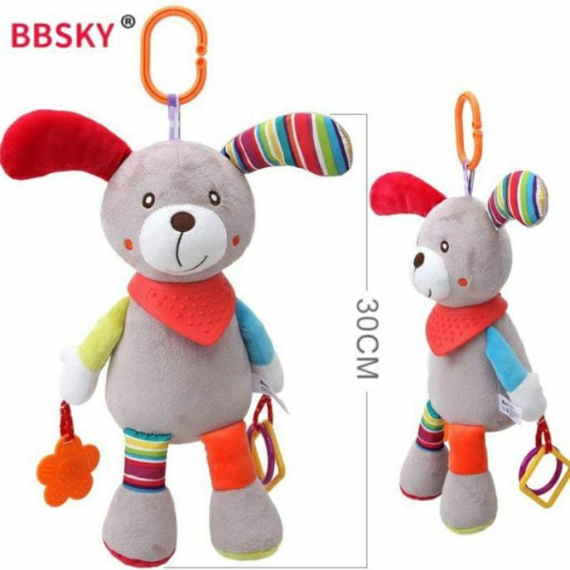 BBSKY Baby hanging toys- Stroller Toys Mainan Edukasi/Boneka Rattle Gantungan Stroller Baby Bandana Doll