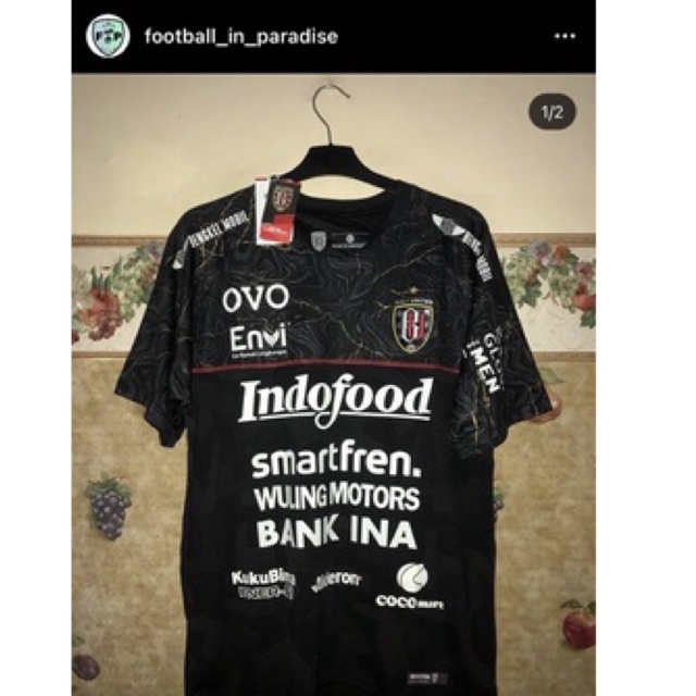 jersey bali united third 2020 player issue original