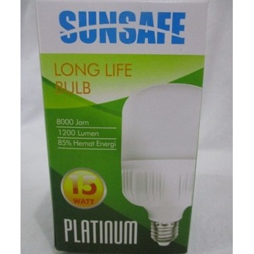 ampu LED Model Tabung 15 watt SUNSAFE Lampu LED Capsul Platinum TOP