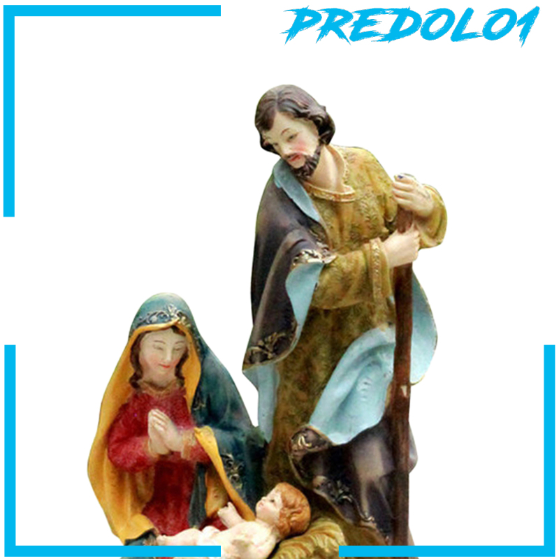 (Predolo1) Patung Bayi Yesus Bahan Resin Untuk Dekorasi