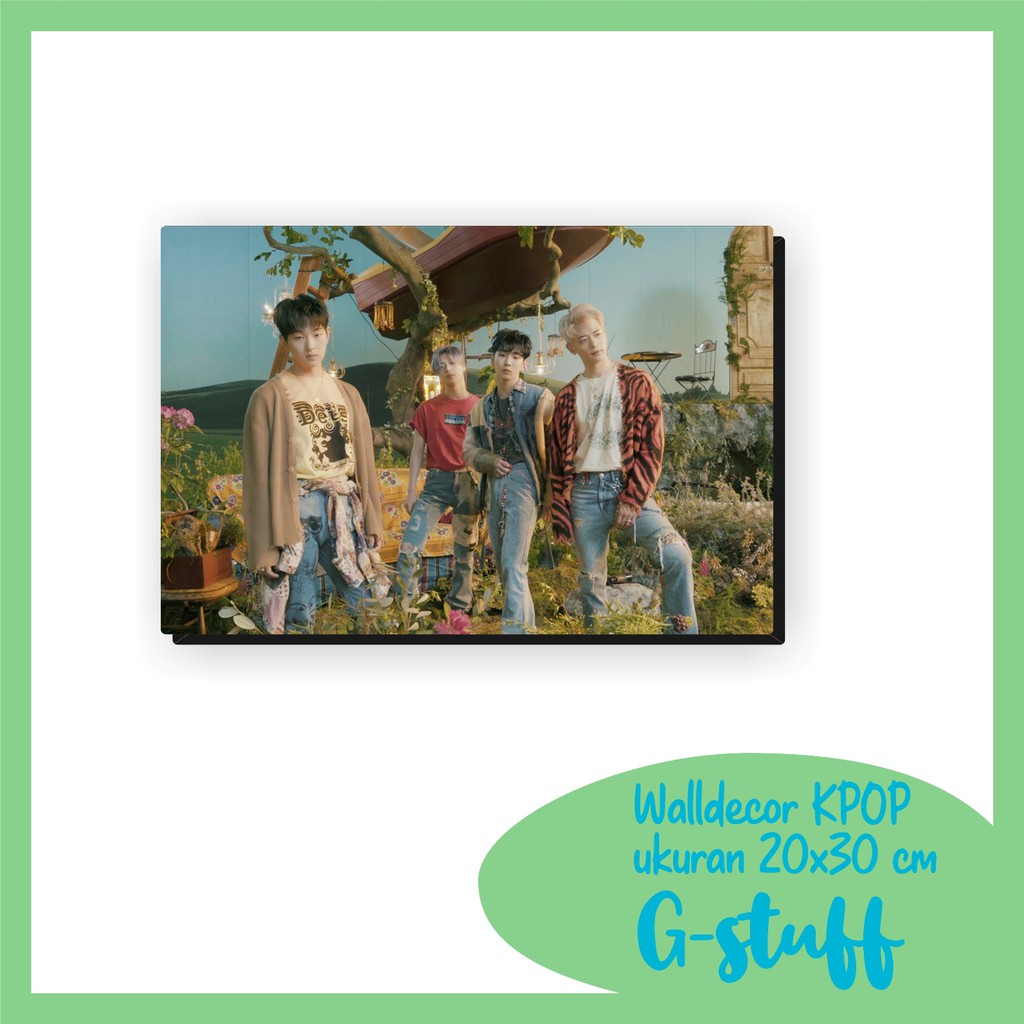 WALLDECOR SHINEE UKURAN 20X28 CM