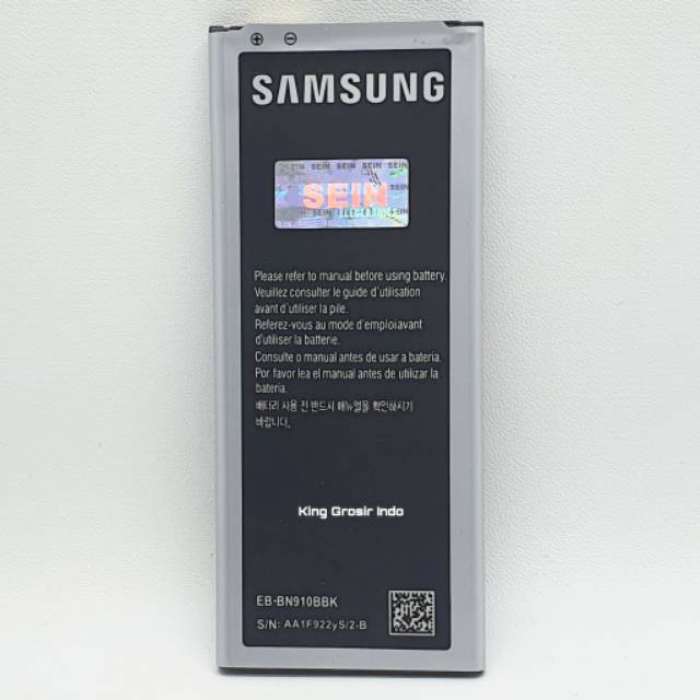 Baterai Samsung Note 4 Replika Original OEM EB-BN910BBK Battery