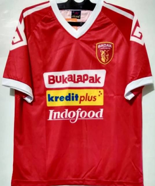 Jersey Badak Lampung FC Home Liga 1 Shopee 2019 Merah Printing Terbaru
