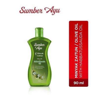 ✨SHASYA✨ Sumber Ayu Minyak Zaitun Olive Oil with Habbatussauda Oil 90ml