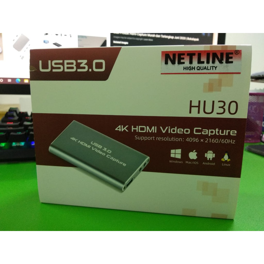 Usb3.0 4k hdmi video capture - game capture live streaming dual hdmi ezcap hu30