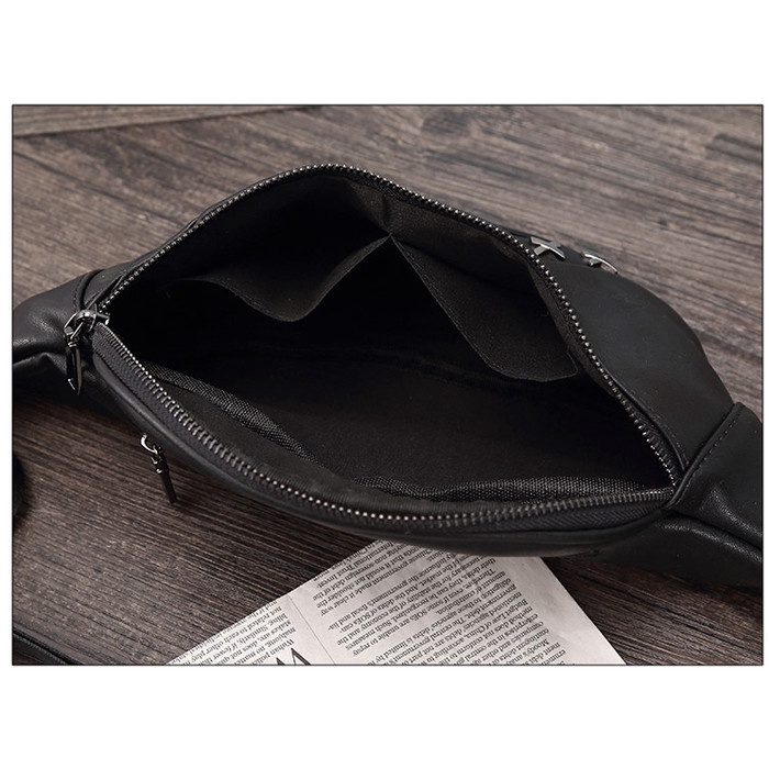 Tas Selempang Kulit Pria | Slempang Slingbag import Tas Waistbag Pria Slempang Bahu Distro Kasual