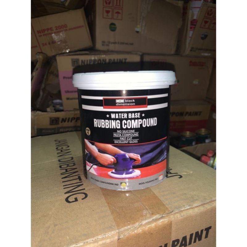 Rubbing Compound Water Base Black Dimension