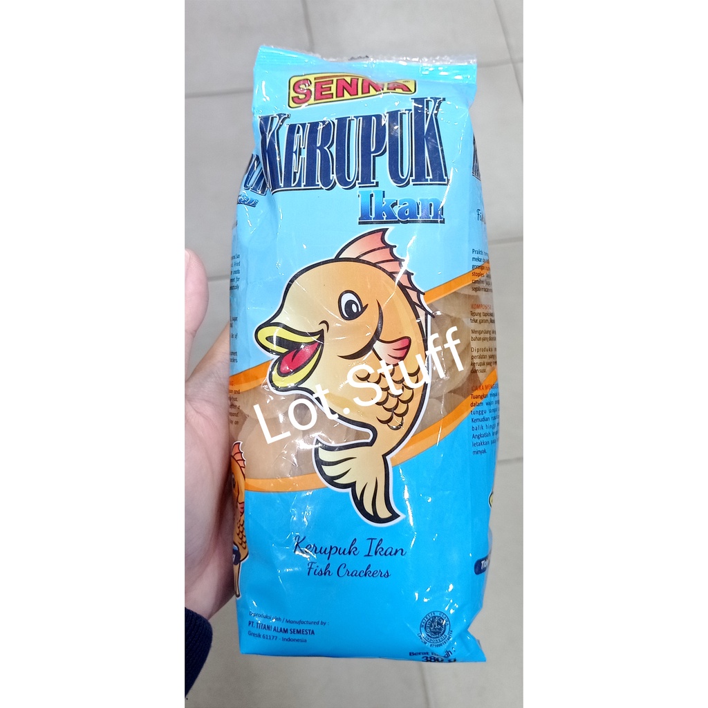 

Keripik/Kerupuk Ikan dan Kerupuk Udang Senna Deluxe Premium Uk. Besar