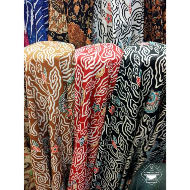 Kain/bahan Batik Katun Mega Mendung