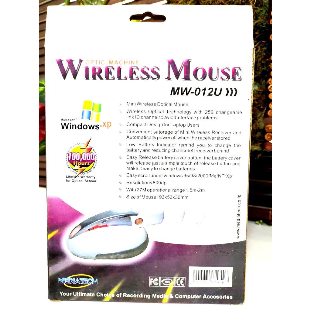 Mouse wireless MW-012 Mediatech murah. - 50052