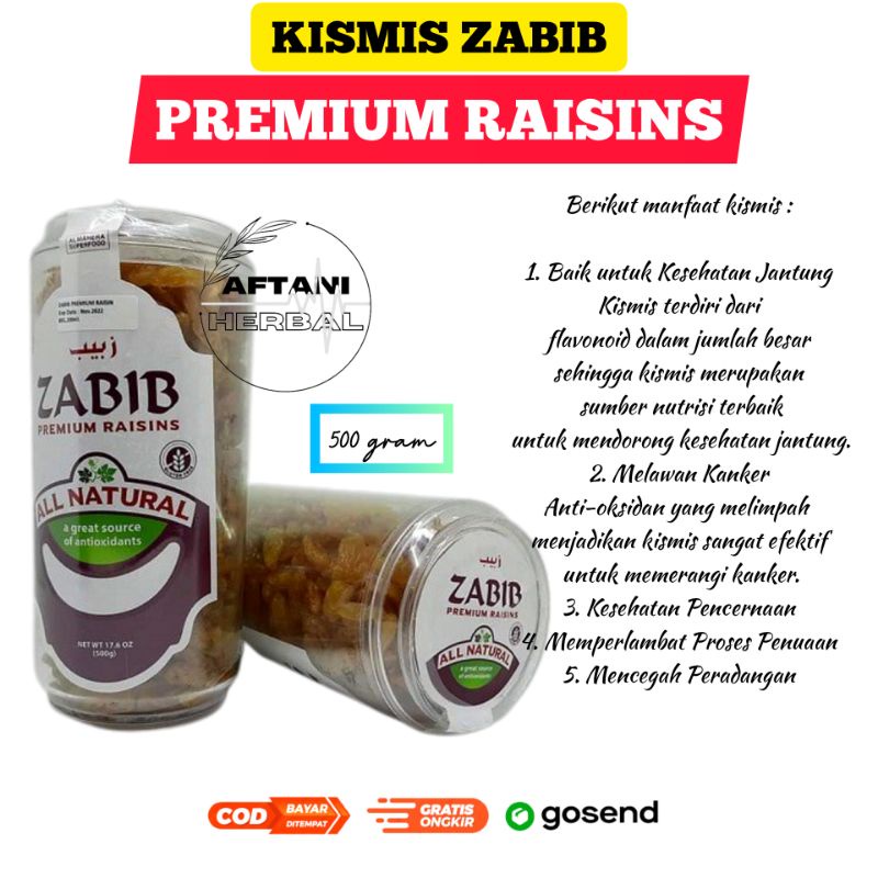 

kismis ZABIB 500gr | kismis premium raisins