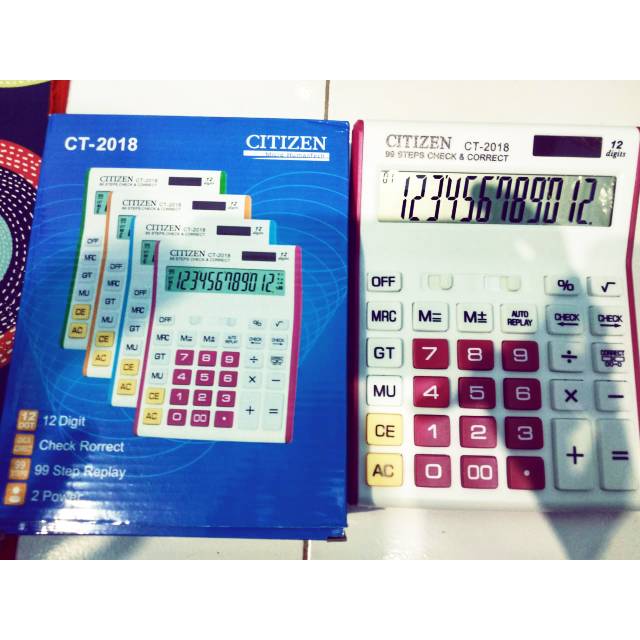 

Kalkulator citizen ct2018.