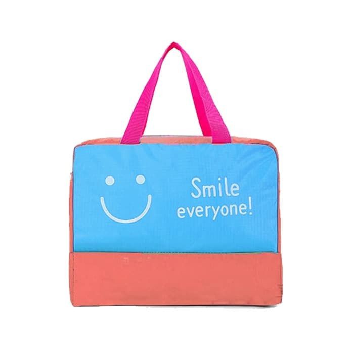 TRAVEL SMILE MOUSTACHE TAS HANDBAG MULTIFUNGSI ORGANIZER