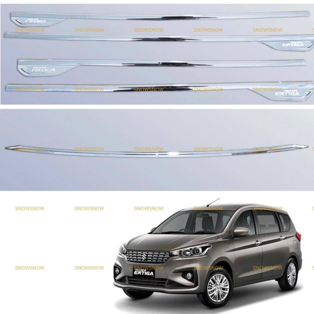 Paket List Kaca Samping Belakang All New Ertiga XL7 2018 2021 2022 UP Full Chrome