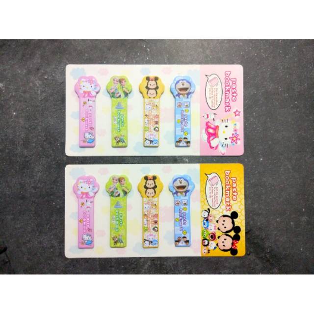 

Pembatas buku sticky note karakter