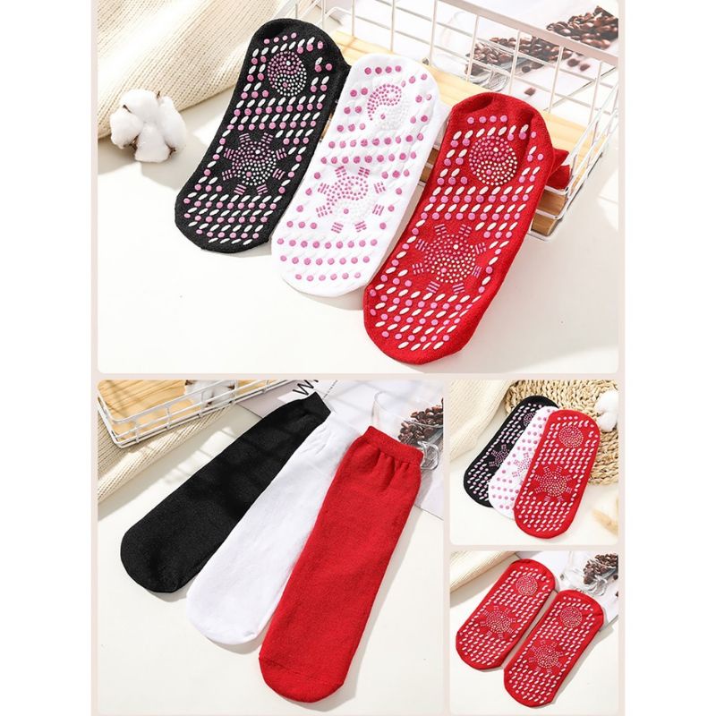 Kaos Kaki Pemanas Kaki / Kaos Kaki Penghangat Kaki / Kaos Kaki Terapi Panas / Kaos Kaki Magnet Terapi Pemanas Penghangat Kaki / Foot Support Tourmaline Magnetic Therapy Socks / Kaos Kaki Musim Dingin / Kaos Kaki Kesehatan / Kaos Kaki Magnetik Turmalin