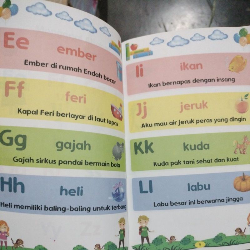 buku aku bisa cepat membaca tanpa mengeja 32 halaman (15×24cm)