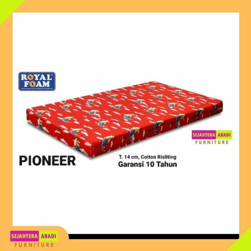Kasur Busa spon royal foam pioneer Tebal 14 cm garansi 10 tahun