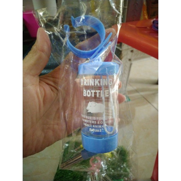 Botol Minum Hewan Hamster kelinci gantung kandang/Pet bottle 80ml