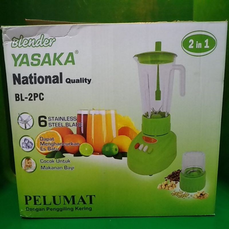 BLENDER YASAKA GELAS PLASTIK &amp; PROCYON GELAS KACA