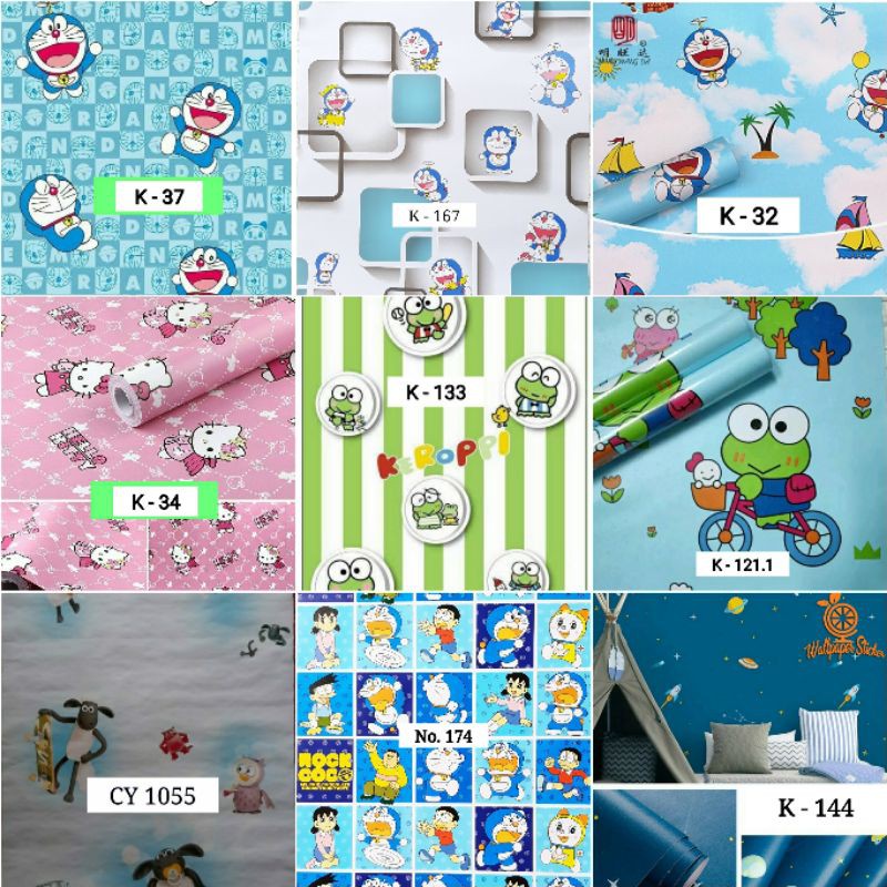 45cm x 10 Meter Wallpaper Sticker Dinding Karakter 45cm x 10 Meter Wallpaper Sticker Dinding Karakter