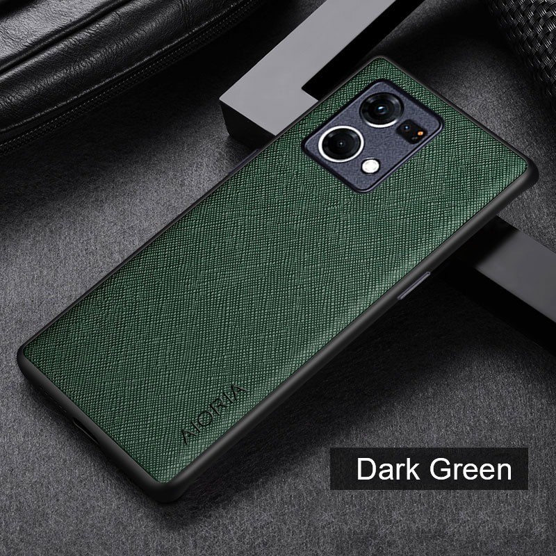 OPPO RENO 7 4G RENO 7 5G COVER SOFT CASE CANVAS CROSS PATTERN SOFTCASE SILICONE SOFT CASE - BLACK