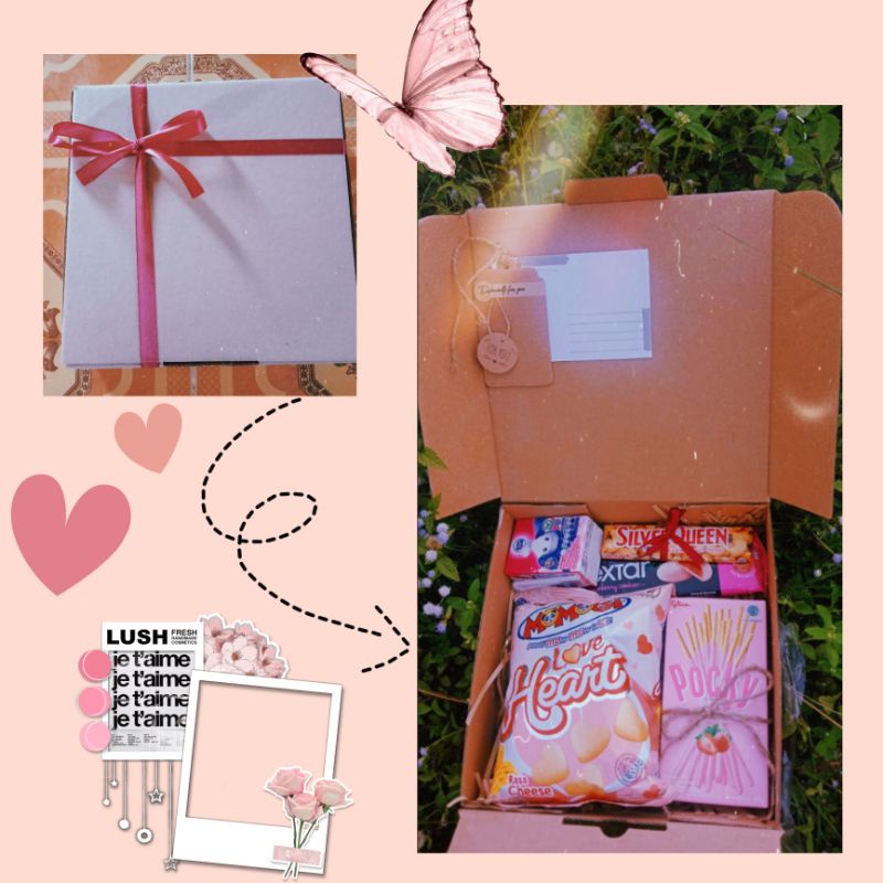 

Hampers Snack Pink Set