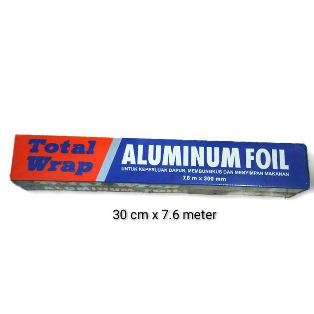 TOTAL Alumunium Foil 7,6 m x 300 mm (KOTAK) / Pembungkus Makanan