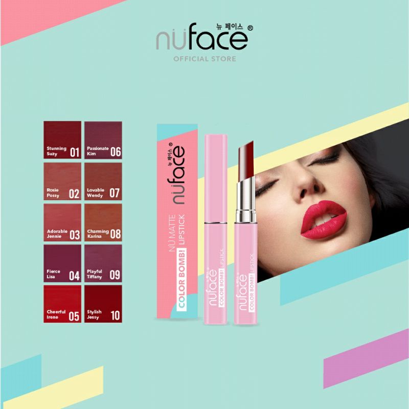 Nu Face Lipstik matte / ColorBomb