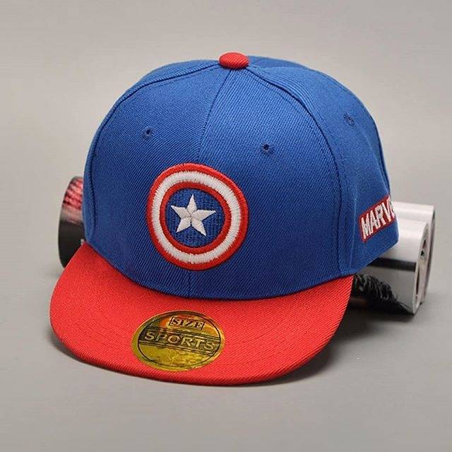 🐇BLUE MARVEL CAP || TOPI ANAK SUPERHERO