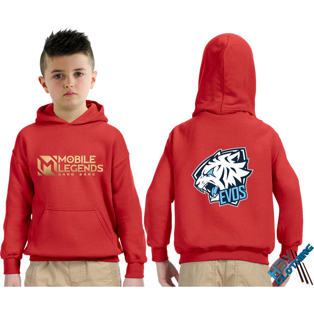 Jaket Anak Sweater Hoodie ML EVOS