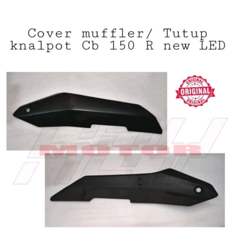 (B) Cover Tameng Tutup knalpot Honda Cb 150 R new LED cb verza