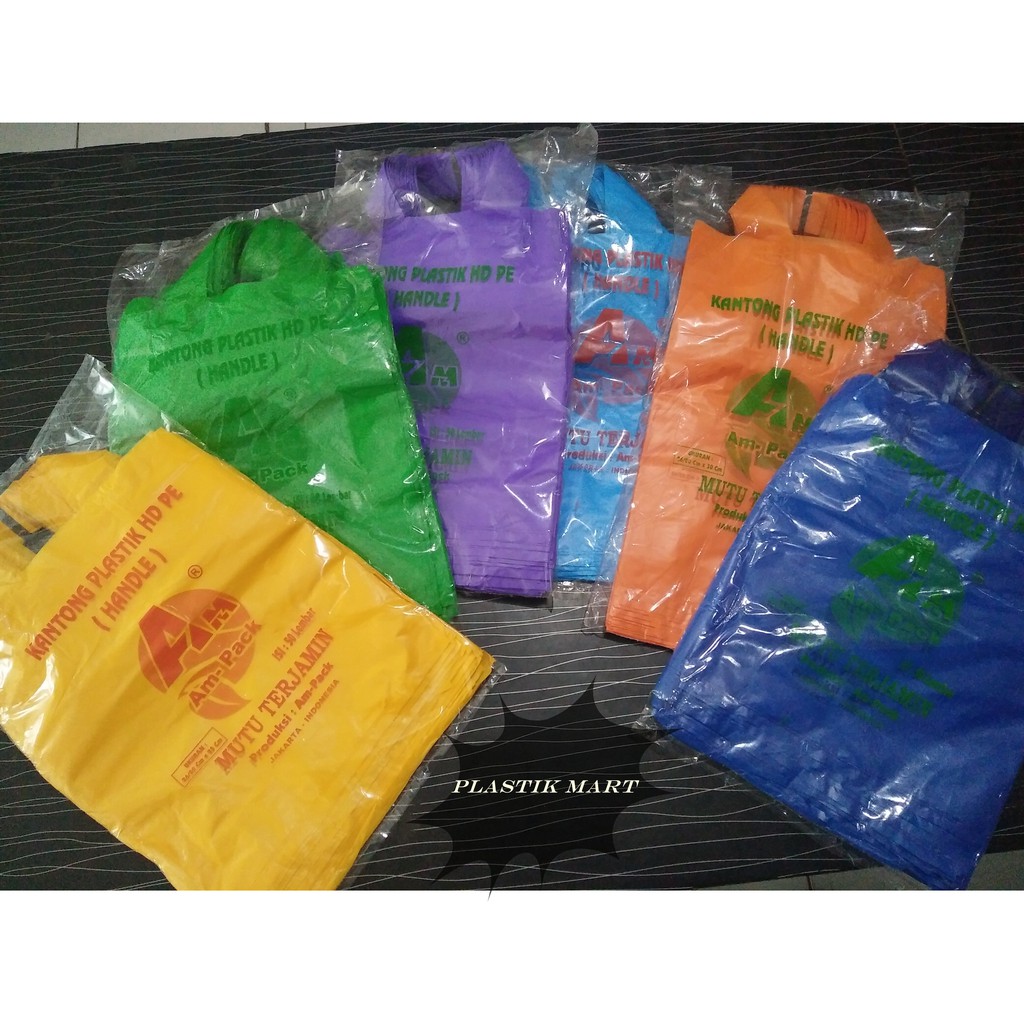 Kantong Plastik Soft Handle Polos Uk X Shopee Indonesia