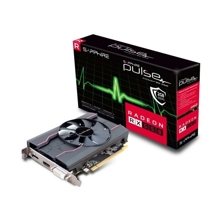 VGA Card Sapphire RX 550 2GB DDR5 Pulse - Sapphire RX55