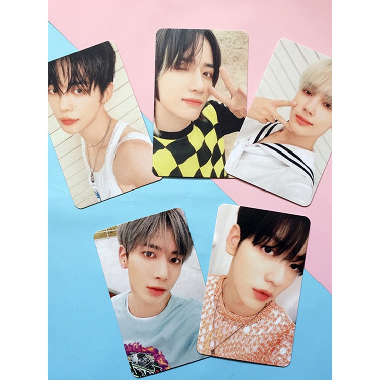 5pcs / Set Kartu Foto Lomo Kpop TXT The Chaos Chapter: FREEZE Untuk Koleksi Fans