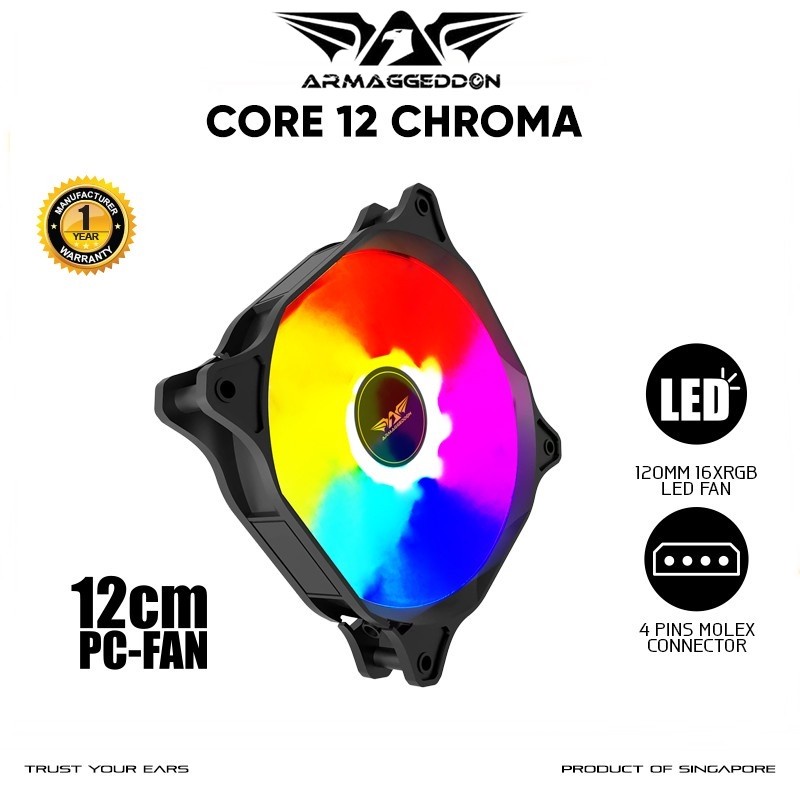 Fan Casing Armaggeddon CORE 12 CHROMA 120mm