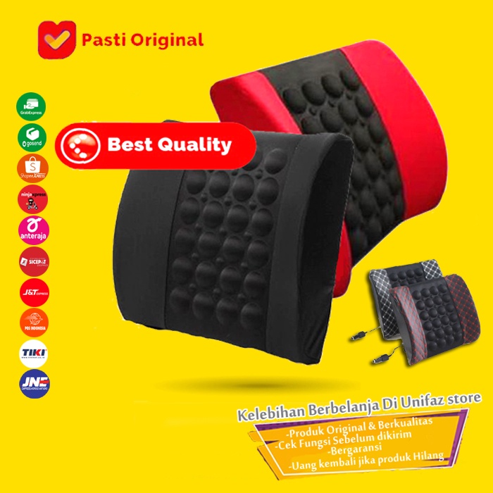 Alat Pijat Elektrik / Bantal Pijat / Sandaran Pijat Mobil / Pijat Punggung / Pijat Sandaran Mobil