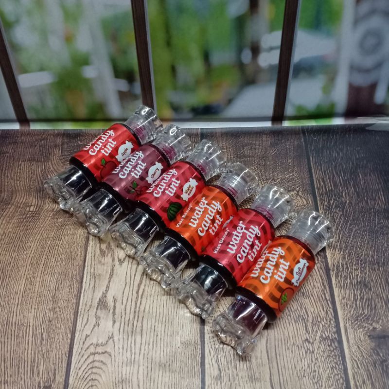 [ 24 PC ] Liptint Kiss Beauty Rasa Buah Water Candy Tint Item No.7643