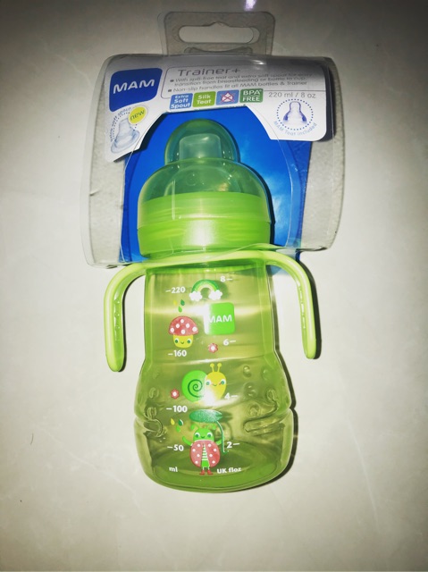 Botol susu MAM trainer spout + teat 220ml-2