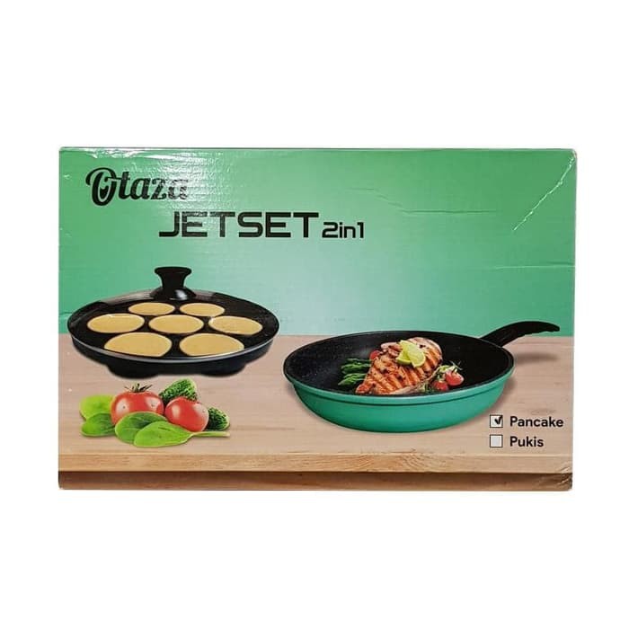 Otaza 2 in1 Pancake Maker dan Fry Pan Wajan Penggorengan